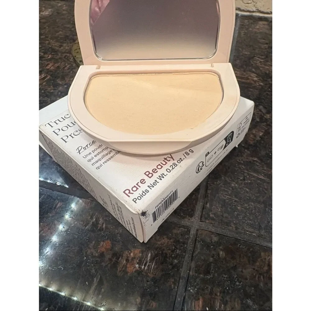 Rare Beauty True to Myself Tinted Pressed Powder - Porcelain & Happy Bundle